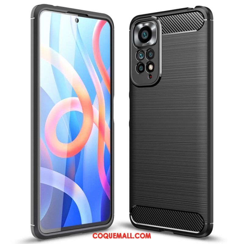 Coque Xiaomi Redmi Note 11 / 11s Fibre Carbone Brossée