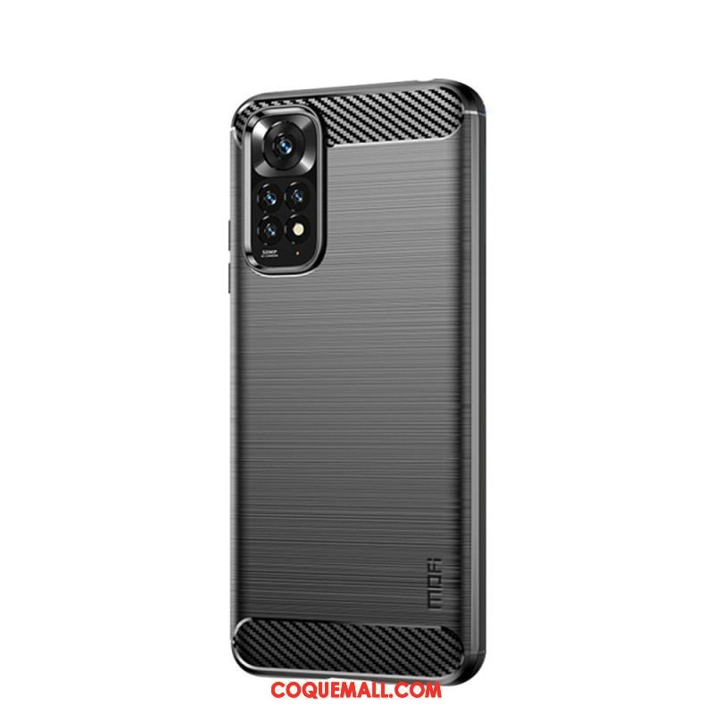 Coque Xiaomi Redmi Note 11 / 11s Fibre Carbone Brossée MOFI
