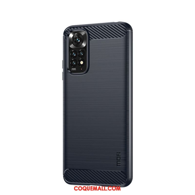 Coque Xiaomi Redmi Note 11 / 11s Fibre Carbone Brossée MOFI