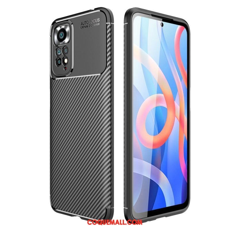 Coque Xiaomi Redmi Note 11 / 11s Flexible Fibre Carbone