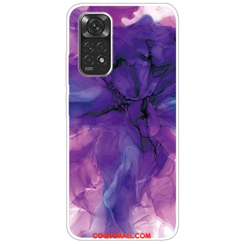 Coque Xiaomi Redmi Note 11 / 11s Marbre Aquarelle