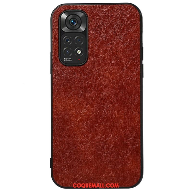 Coque Xiaomi Redmi Note 11 / 11s Simili Cuir Texturé