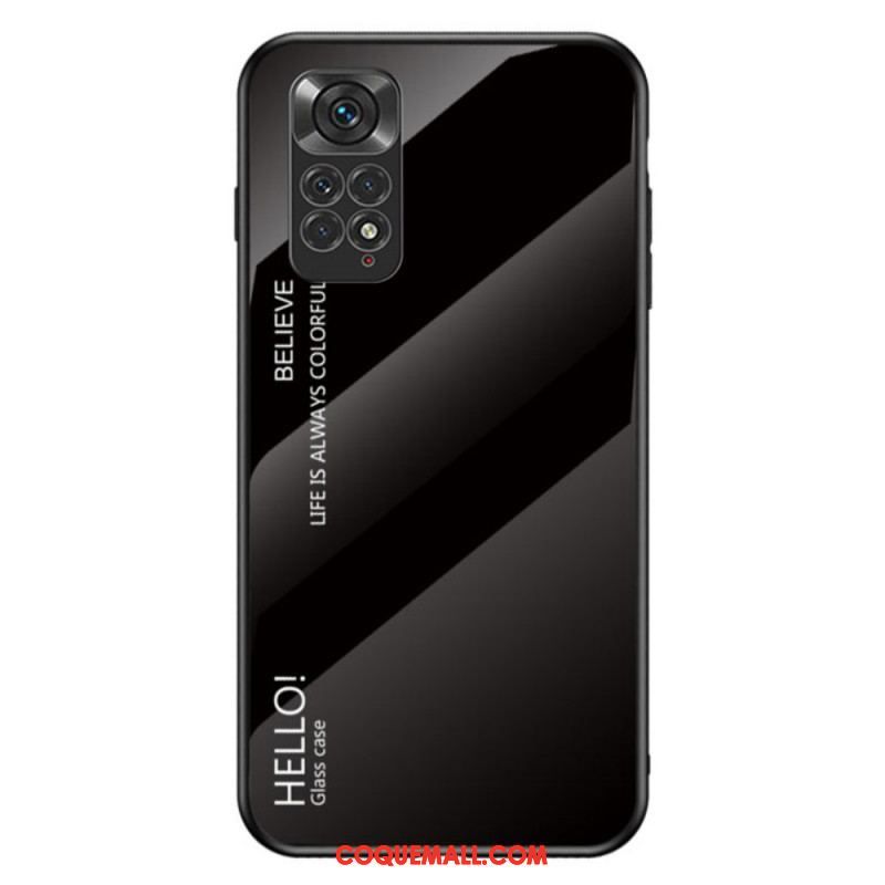 Coque Xiaomi Redmi Note 11 / 11s Verre Trempé Hello