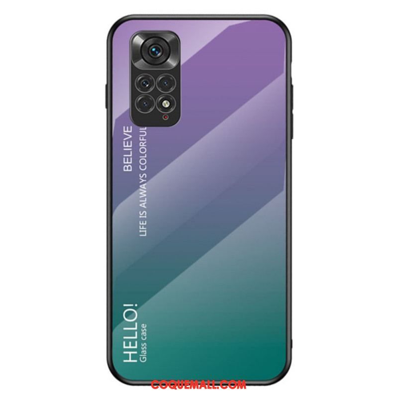 Coque Xiaomi Redmi Note 11 / 11s Verre Trempé Hello