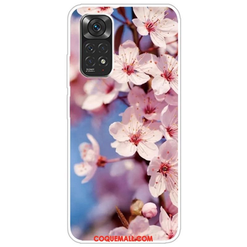 Coque Xiaomi Redmi Note 11 Pro /  Note 11 Pro 5G Fleurs Réalistes