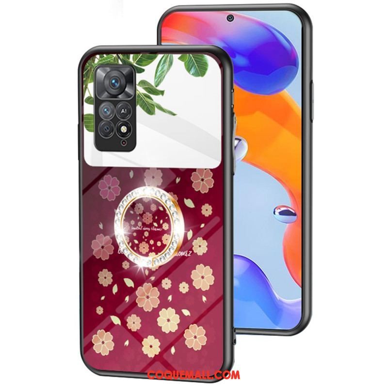 Coque Xiaomi Redmi Note 11 Pro / Note 11 Pro 5G Miroir avec Anneau Rotatif