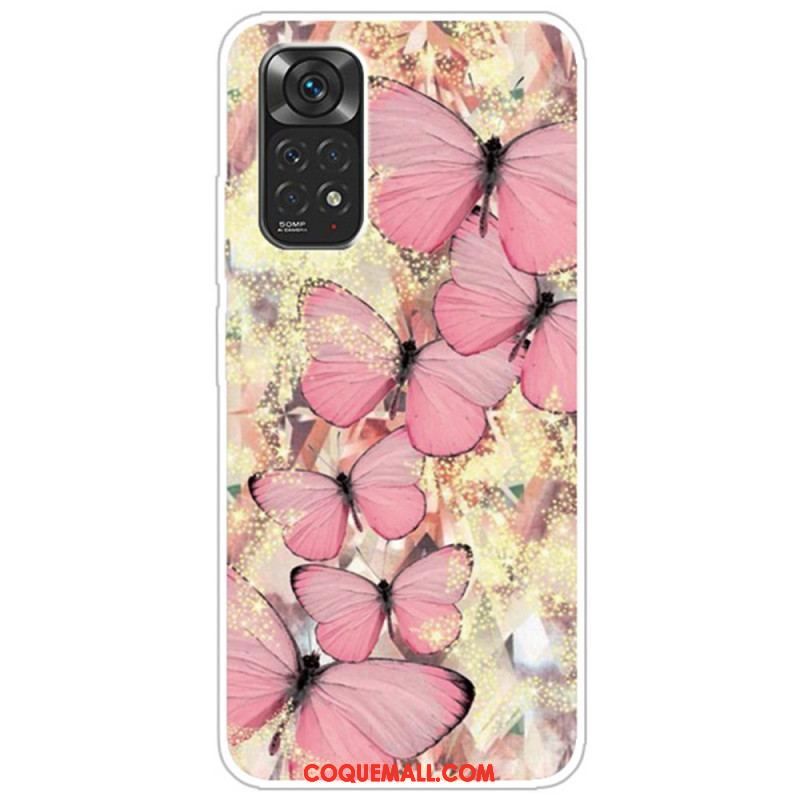 Coque Xiaomi Redmi Note 11 Pro /  Note 11 Pro 5G Papillons Royaux