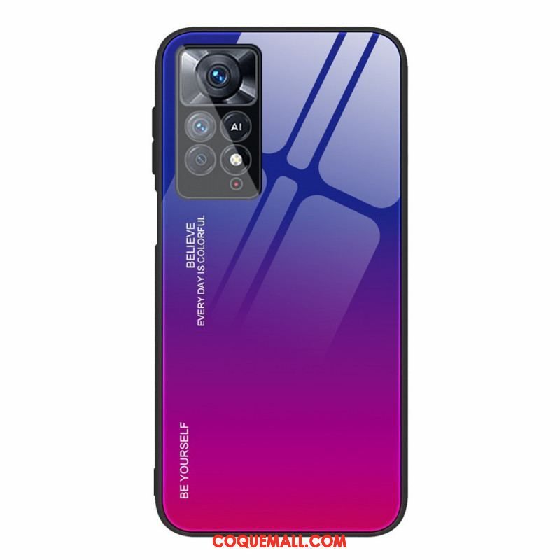 Coque Xiaomi Redmi Note 11 Pro / Note 11 Pro 5G Verre Trempé Be Yourself