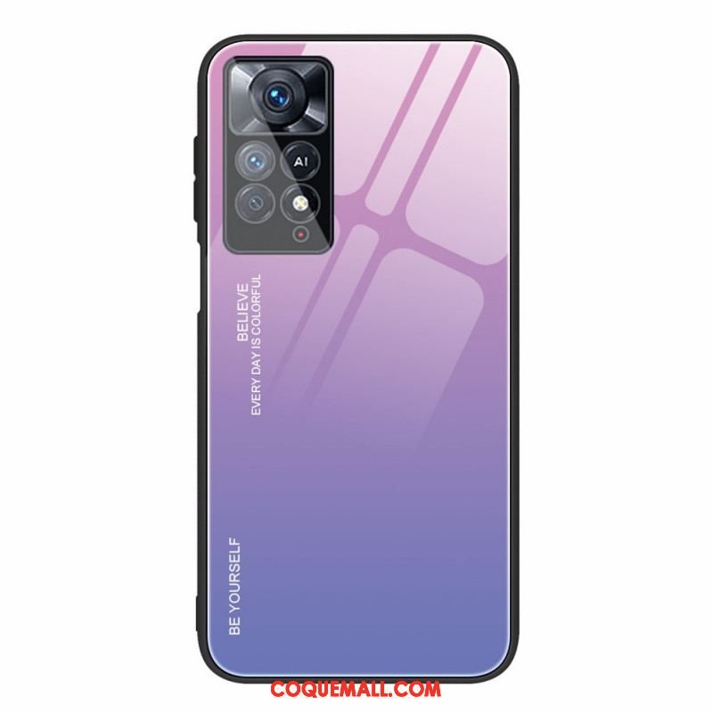 Coque Xiaomi Redmi Note 11 Pro / Note 11 Pro 5G Verre Trempé Be Yourself