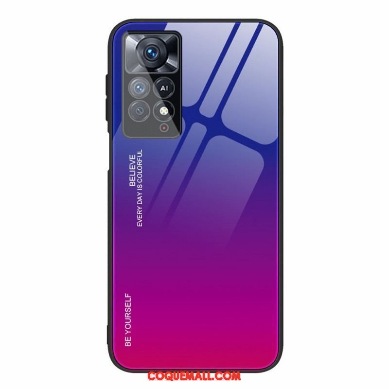 Coque Xiaomi Redmi Note 11 Pro / Note 11 Pro 5G Verre Trempé Be Yourself