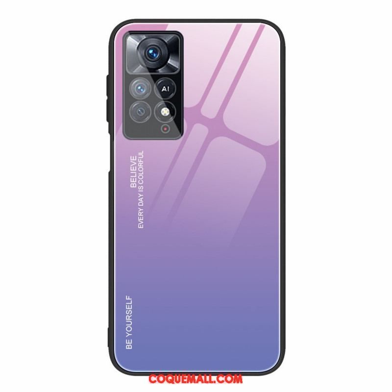 Coque Xiaomi Redmi Note 11 Pro / Note 11 Pro 5G Verre Trempé Be Yourself