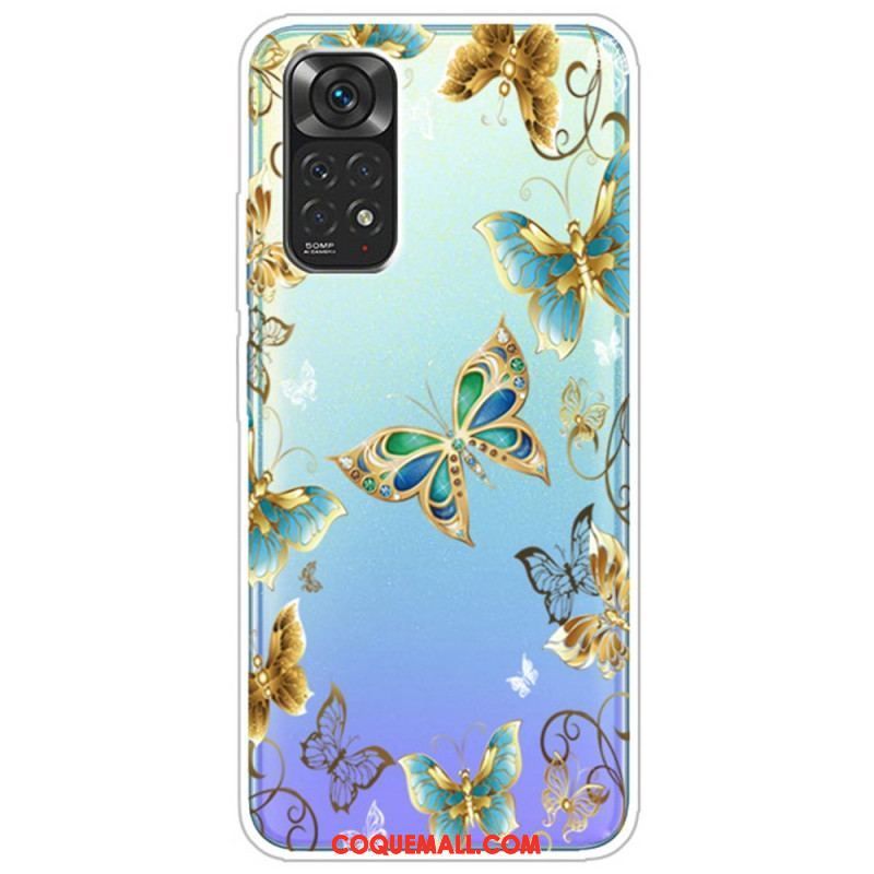 Coque Xiaomi Redmi Note 11 Pro /  Note 11 Pro 5G Vol de Papillons