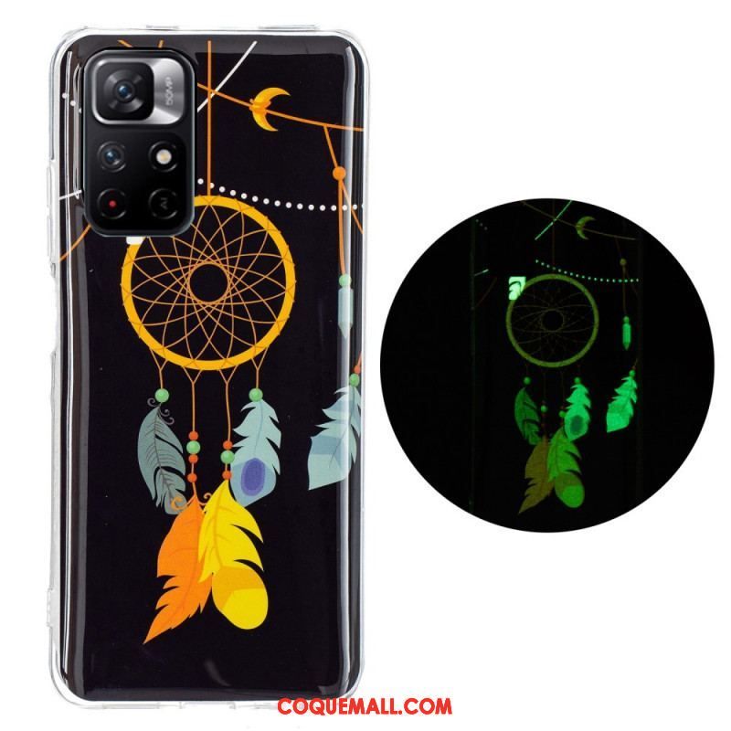 Coque Xiaomi Redmi Note 11 Pro Plus 5G Attrape Rêves Fluorescente