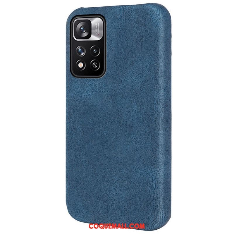 Coque Xiaomi Redmi Note 11 Pro Plus 5G Effet Cuir Design