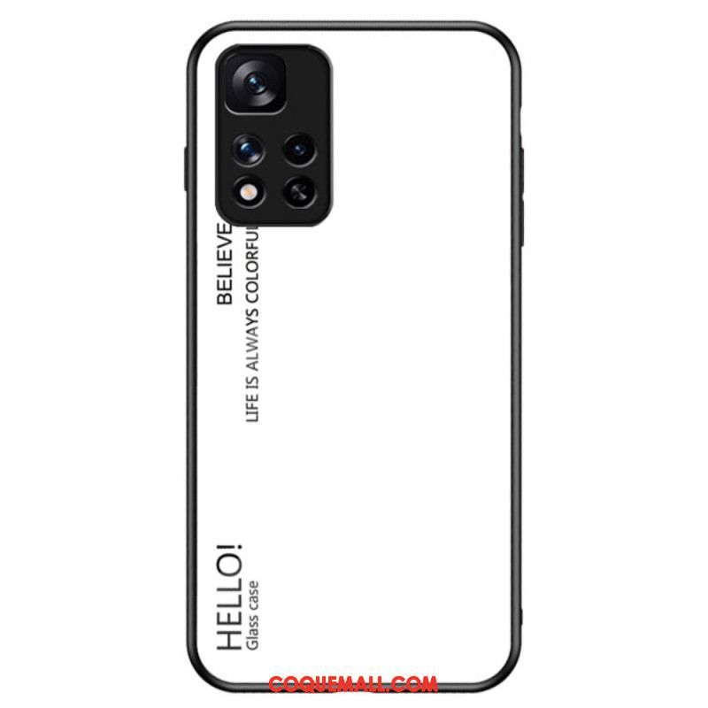 Coque Xiaomi Redmi Note 11 Pro Plus 5G Verre Trempé Hello