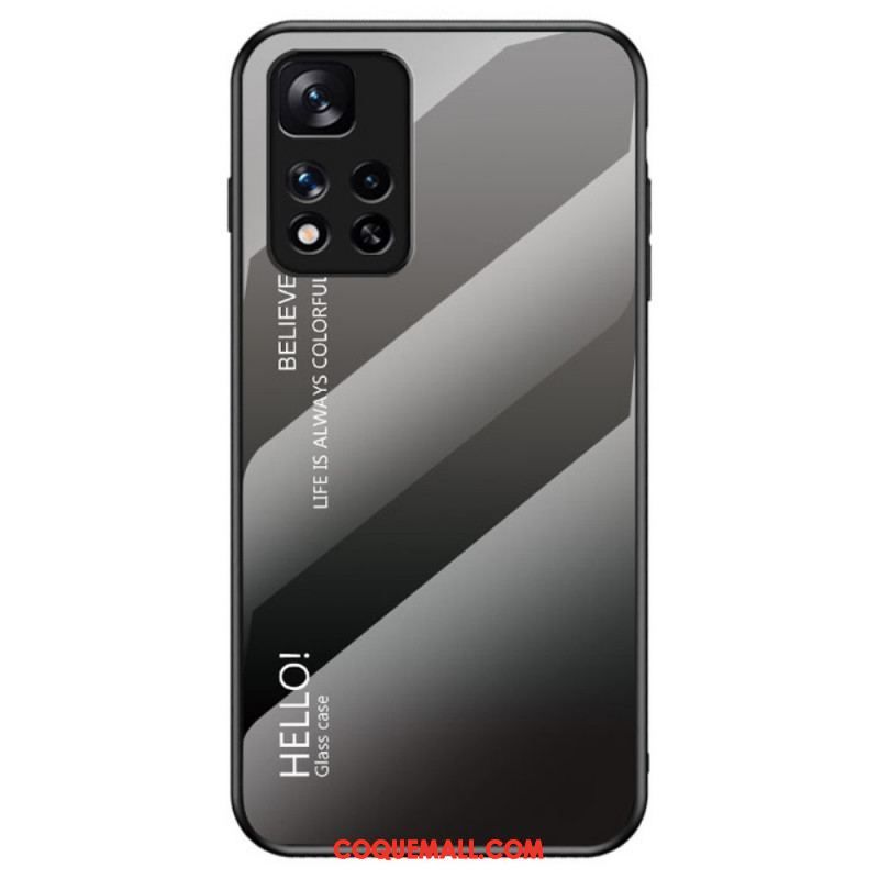 Coque Xiaomi Redmi Note 11 Pro Plus 5G Verre Trempé Hello