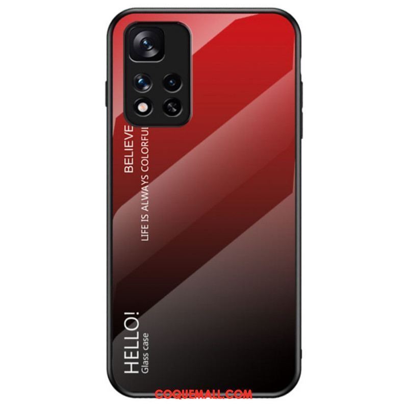 Coque Xiaomi Redmi Note 11 Pro Plus 5G Verre Trempé Hello