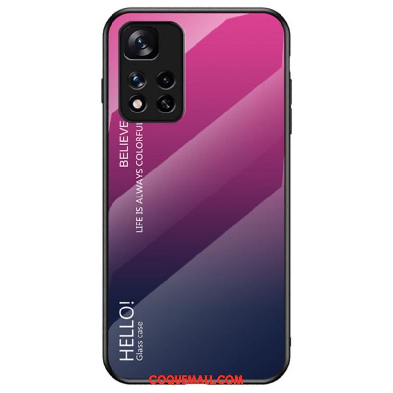 Coque Xiaomi Redmi Note 11 Pro Plus 5G Verre Trempé Hello