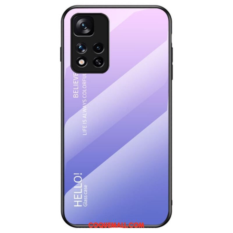 Coque Xiaomi Redmi Note 11 Pro Plus 5G Verre Trempé Hello