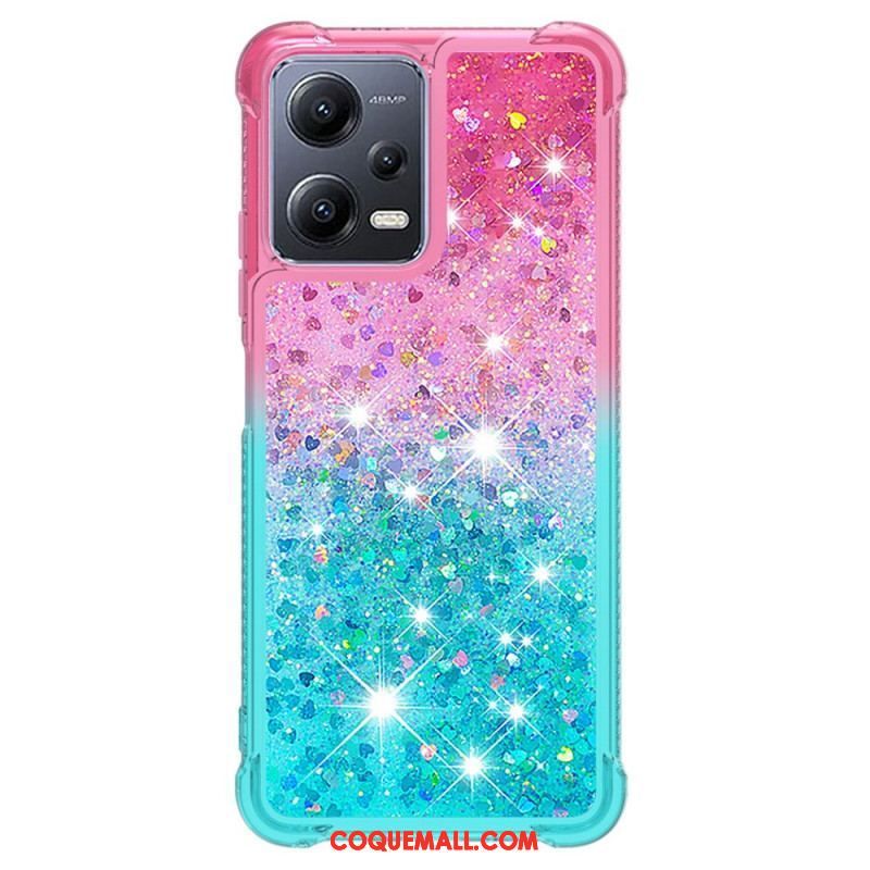 Coque Xiaomi Redmi Note 12/Poco X5 5G Paillettes Color