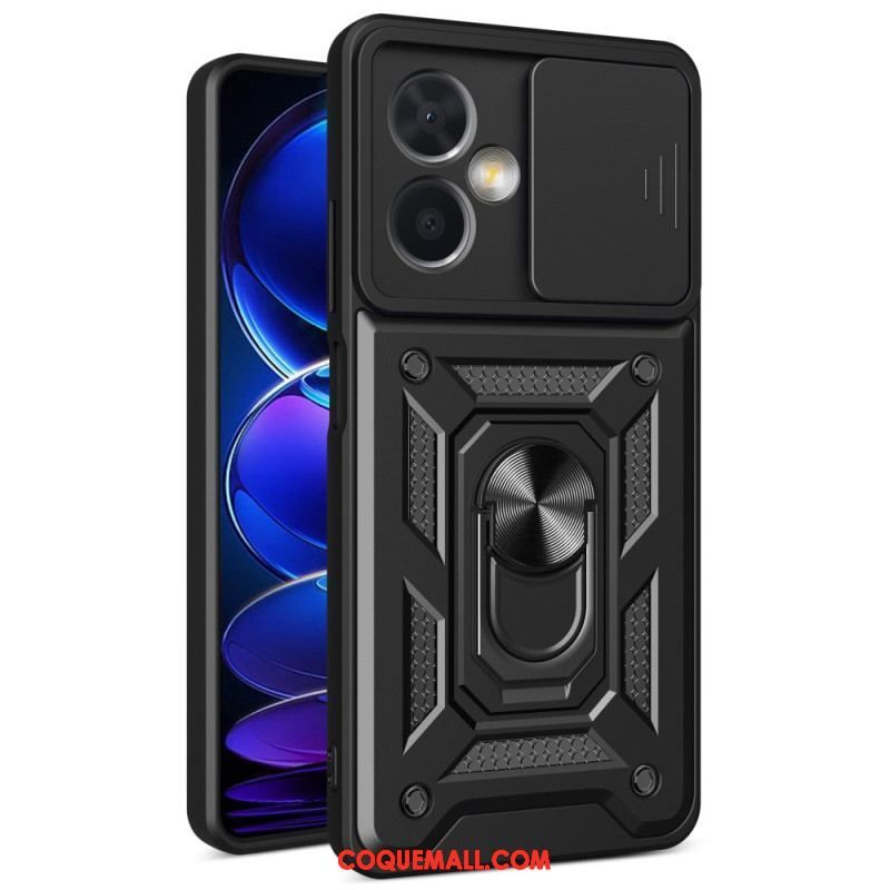 Coque Xiaomi Redmi Note 12/Poco X5 5G Protège Appareil Photo et Support
