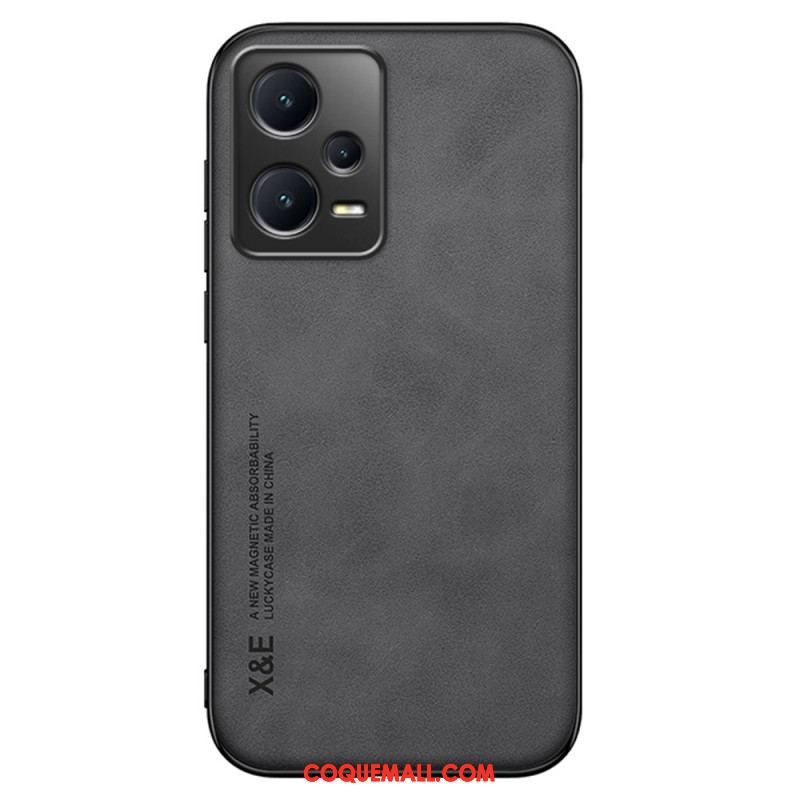 Coque Xiaomi Redmi Note 12 Pro Plus Cuir Effet Cuir X&E