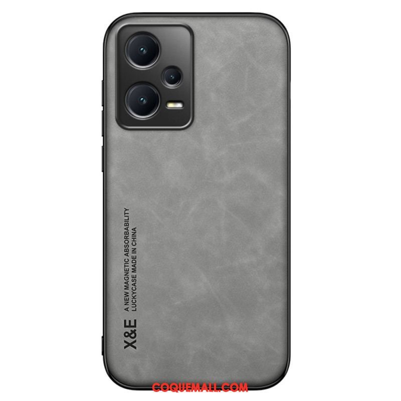 Coque Xiaomi Redmi Note 12 Pro Plus Cuir Effet Cuir X&E