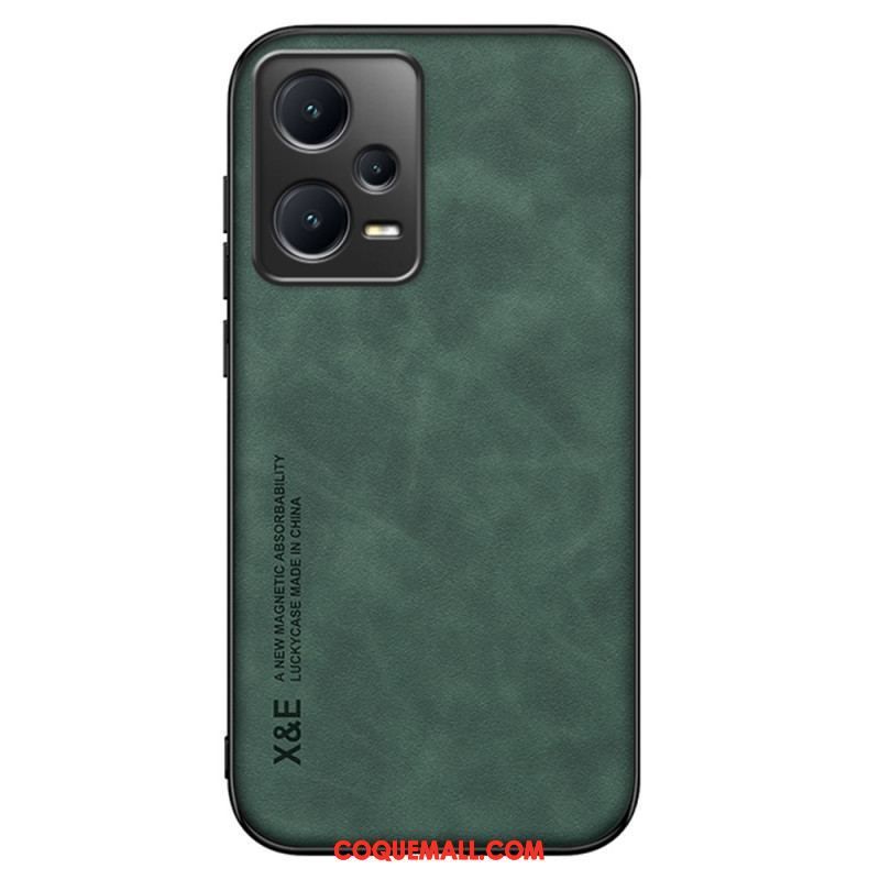 Coque Xiaomi Redmi Note 12 Pro Plus Cuir Effet Cuir X&E