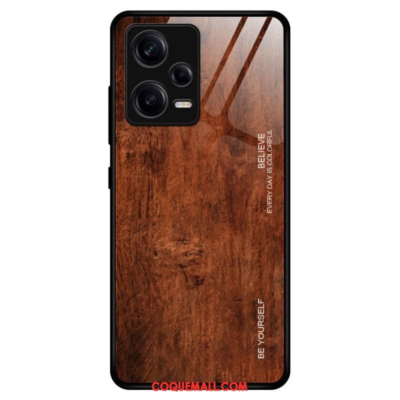 Coque Xiaomi Redmi Note 12 Pro Verre Trempé Design Bois