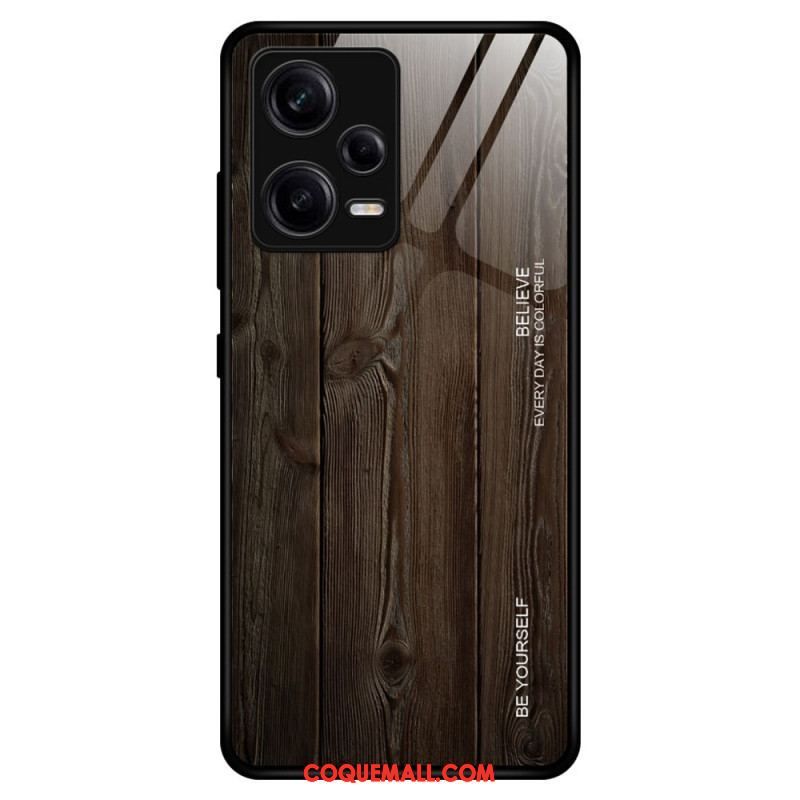 Coque Xiaomi Redmi Note 12 Pro Verre Trempé Design Bois