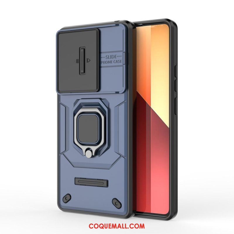 Coque Xiaomi Redmi Note 13 Pro 4G / Poco M6 Pro 4G Protecteur Lentille à Glissière