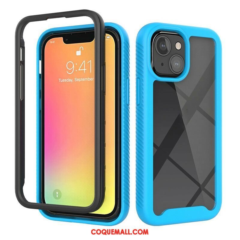 Coque iPhone 13 Mini Conception Hybride Rebords Silicone