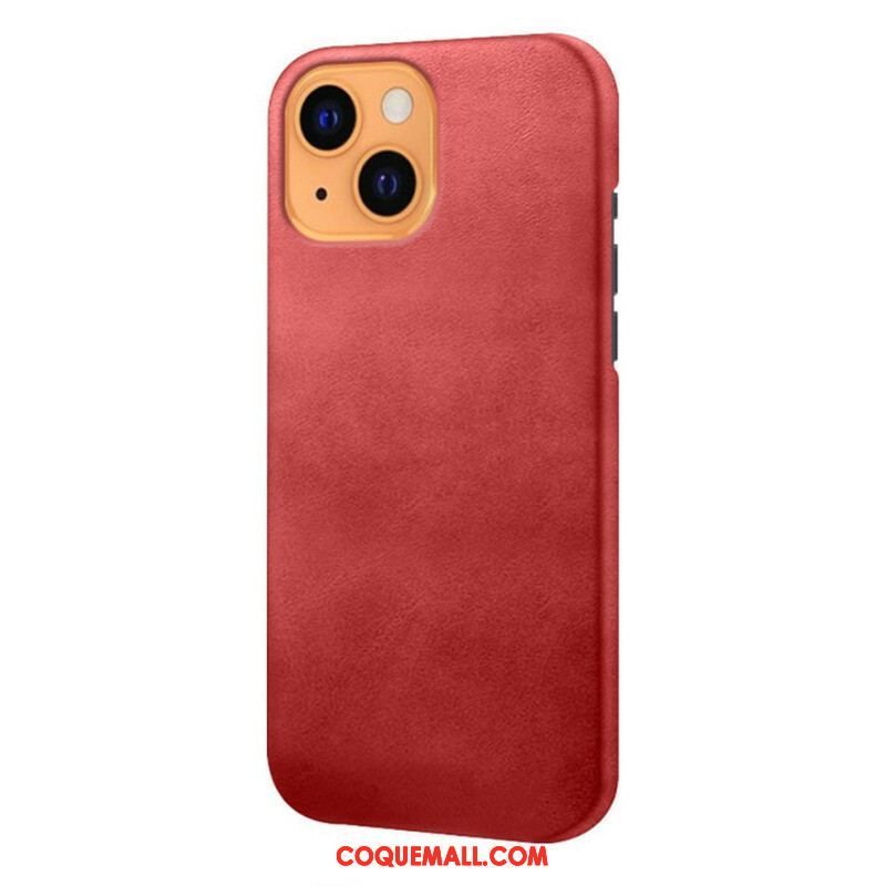 Coque iPhone 13 Mini Effet Cuir KSQ