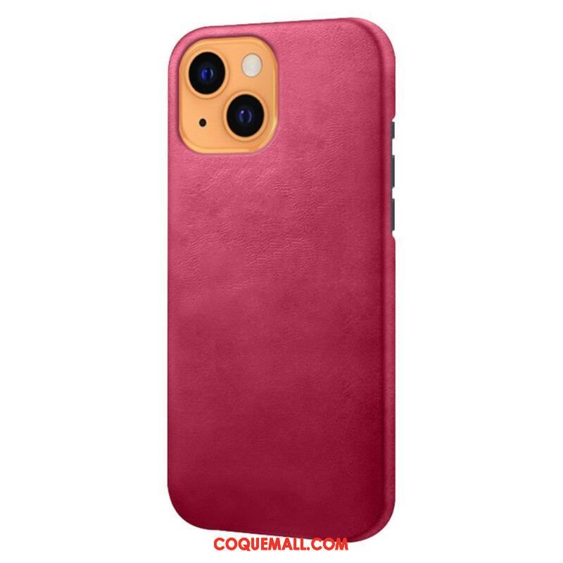 Coque iPhone 13 Mini Effet Cuir KSQ