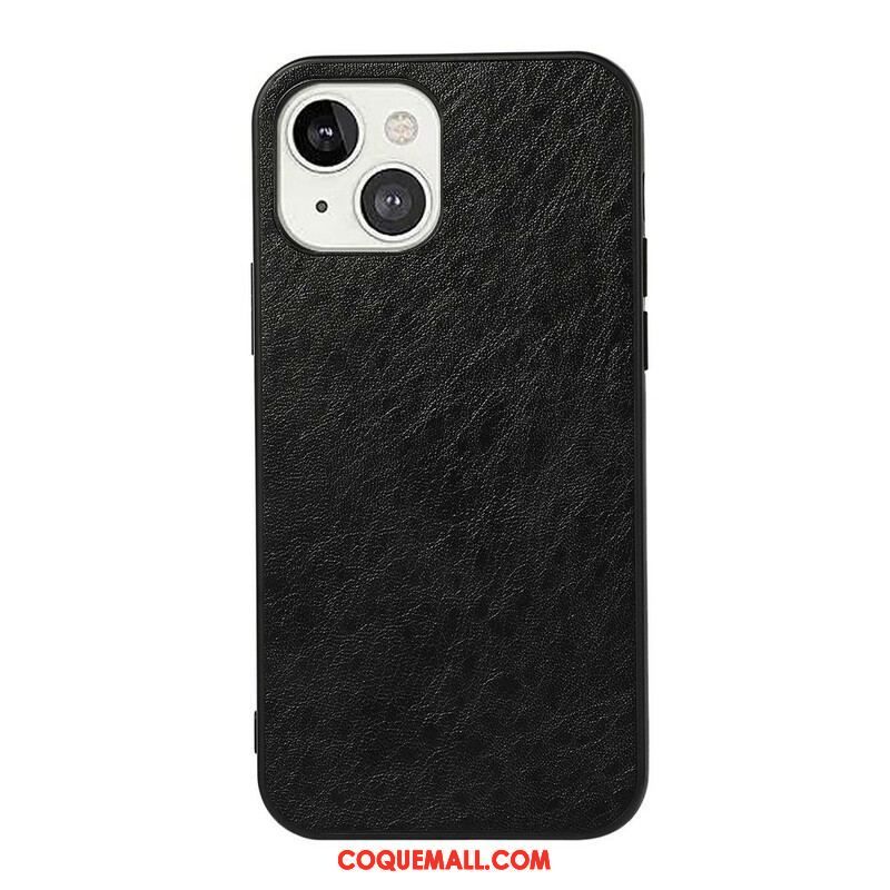 Coque iPhone 13 Mini Effet Cuir Élégance