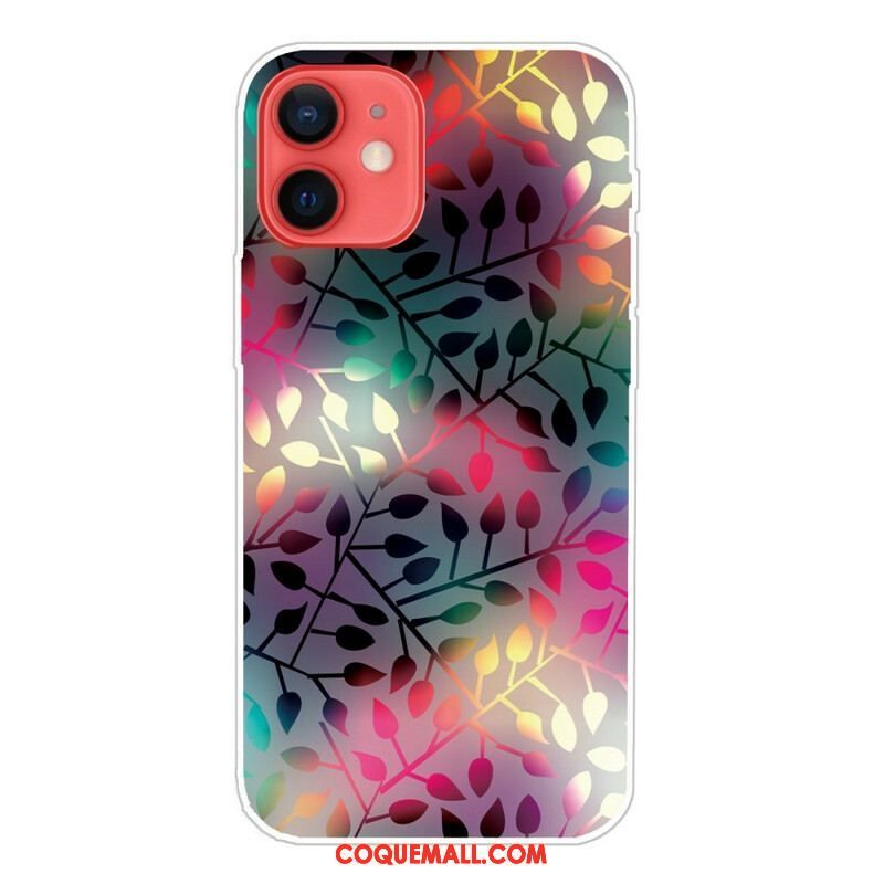 Coque iPhone 13 Mini Feuilles