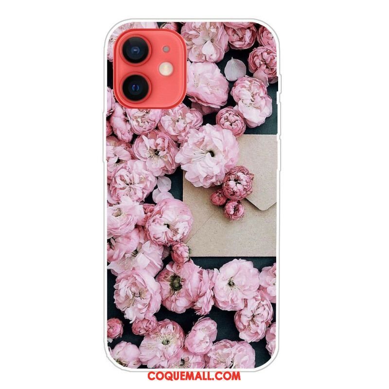 Coque iPhone 13 Mini Fleurs Intenses