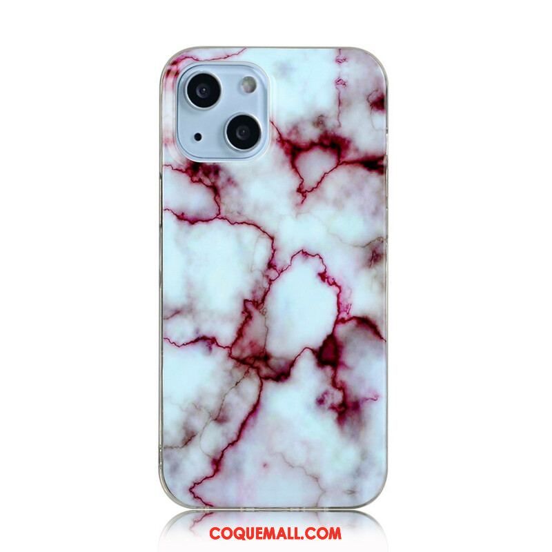 Coque iPhone 13 Mini Marbre Simplifié