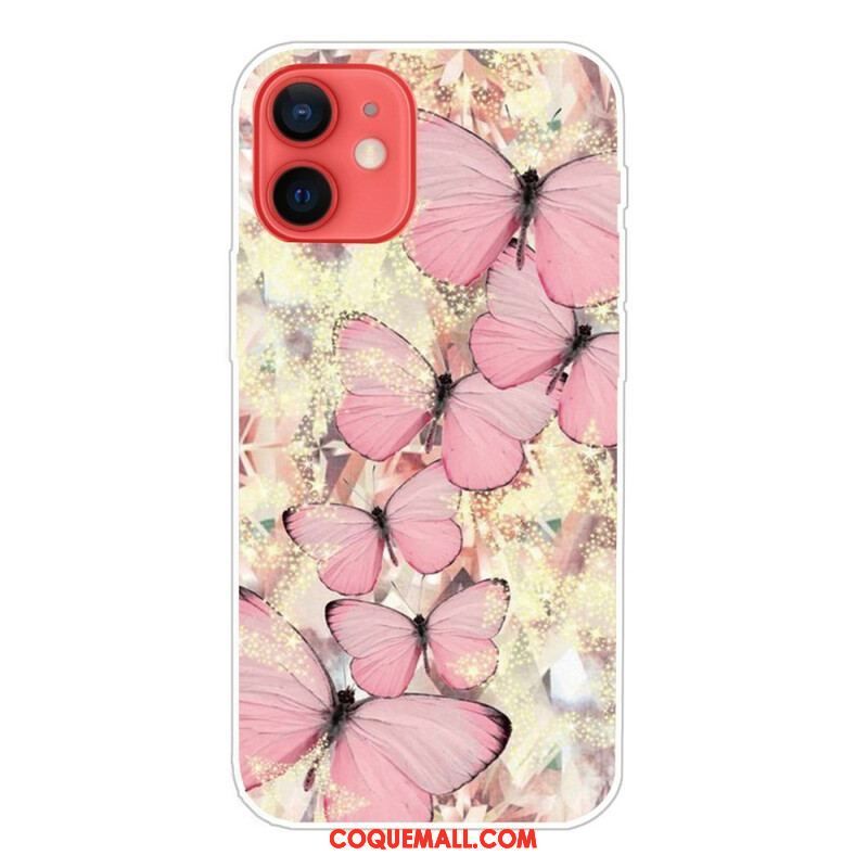 Coque iPhone 13 Mini Papillons Papillons