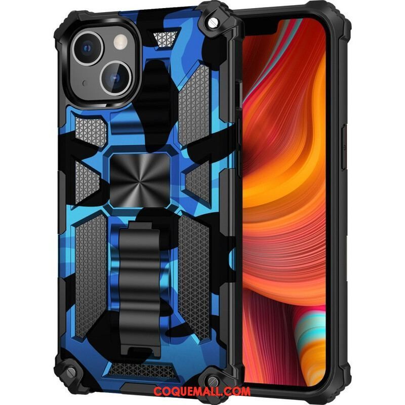 Coque iPhone 13 Pro Camouflage Support Amovible