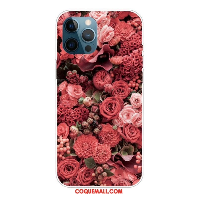 Coque iPhone 13 Pro Fleurs Intenses