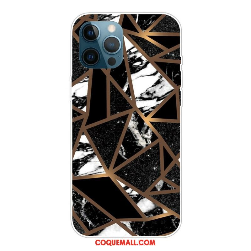 Coque iPhone 13 Pro Marbre Géométrie