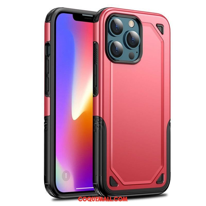 Coque iPhone 13 Pro Max Armor Effet Métal