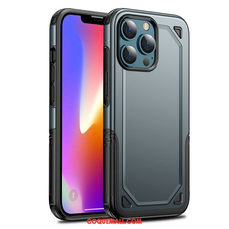 Coque iPhone 13 Pro Max Armor Effet Métal