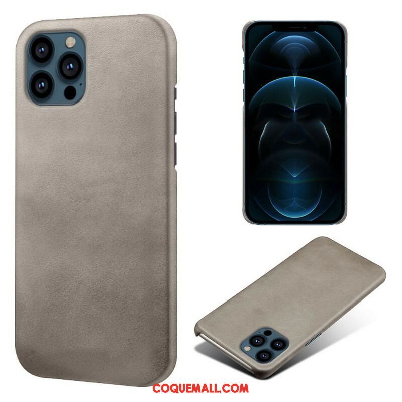 Coque iPhone 13 Pro Max Effet Cuir KSQ