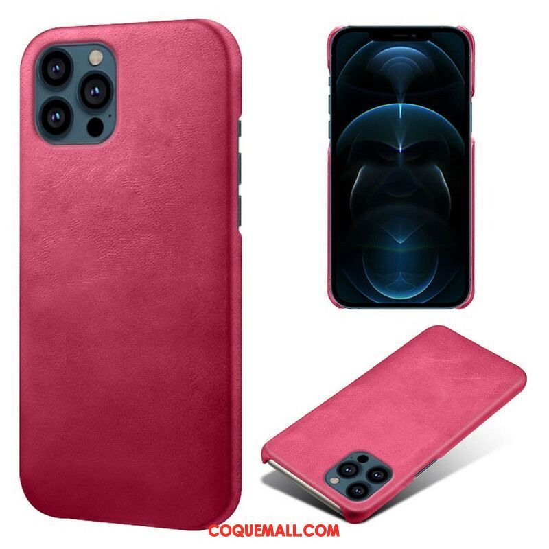 Coque iPhone 13 Pro Max Effet Cuir KSQ