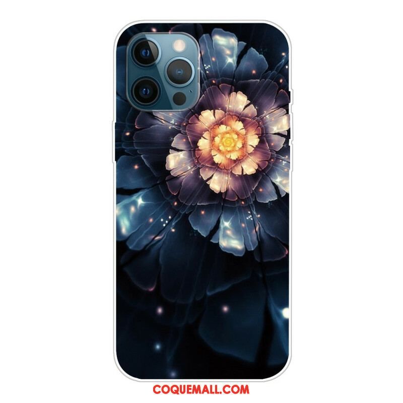 Coque iPhone 13 Pro Max Flexible Fleurs