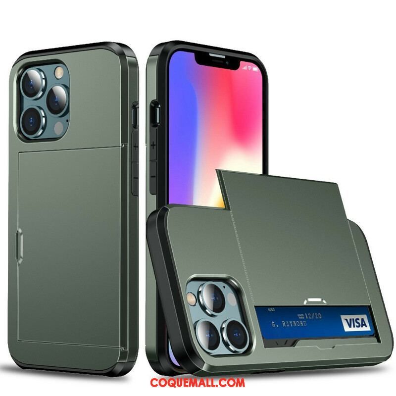 Coque iPhone 13 Pro Max Porte-Carte à Glissière