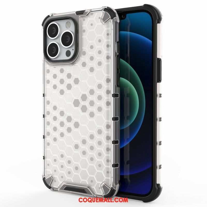 Coque iPhone 13 Pro Max Style Nid d'Abeille