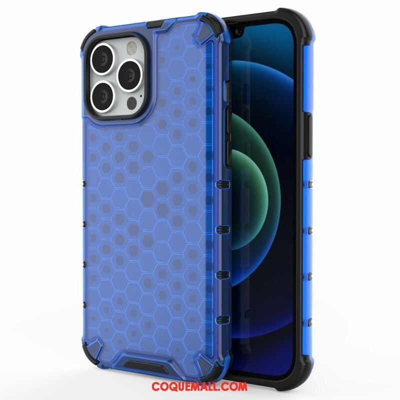 Coque iPhone 13 Pro Max Style Nid d'Abeille